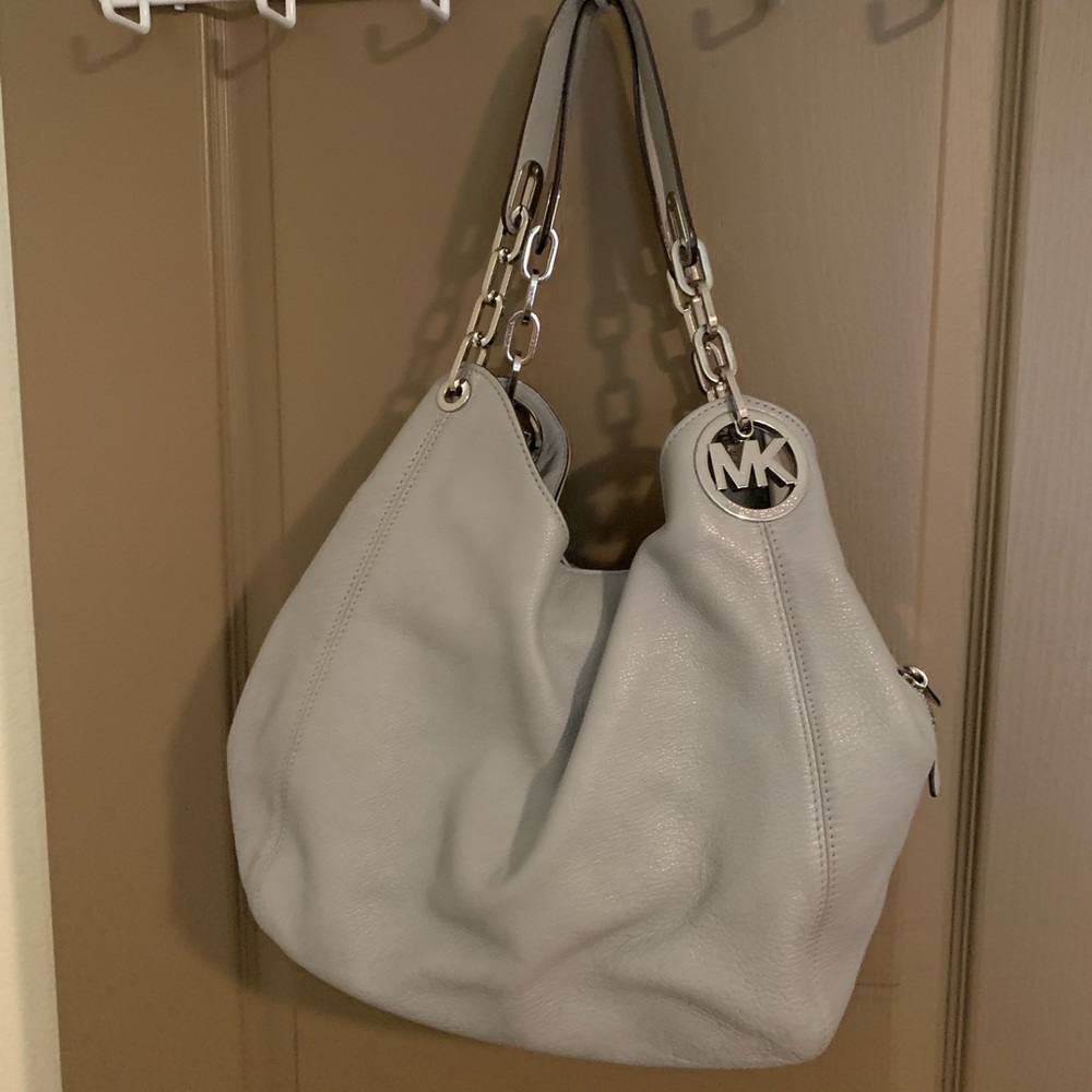 Michael Kors Gray/Silver Hobo Purse